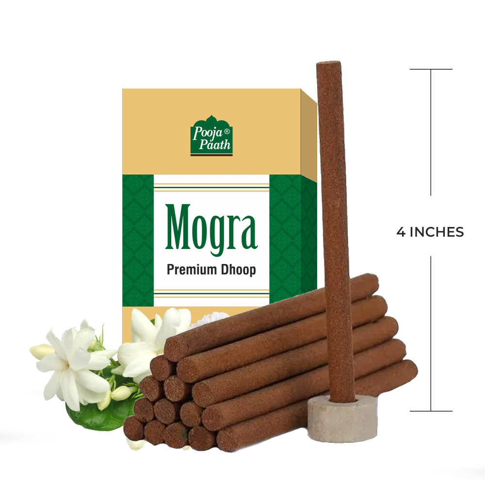 Pooja Paath Premium Dry Stick - Mogra 3 Inch Sticks